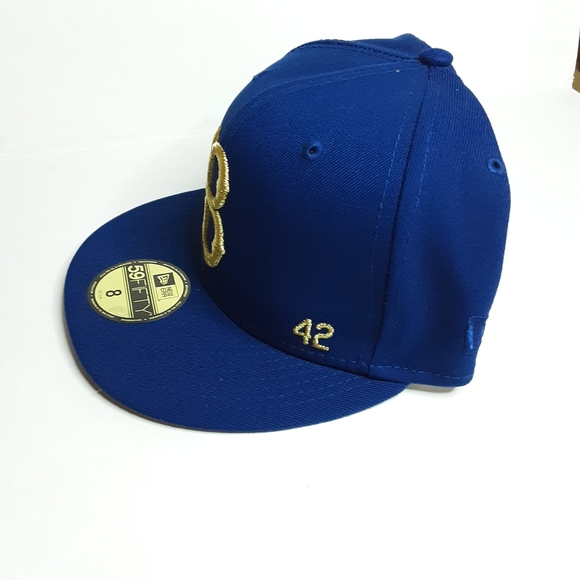 New Era x Lids HD Brooklyn Dodgers Thank You Jackie 2.0 59FIFTY Fitted Cap - Picture 6 of 11